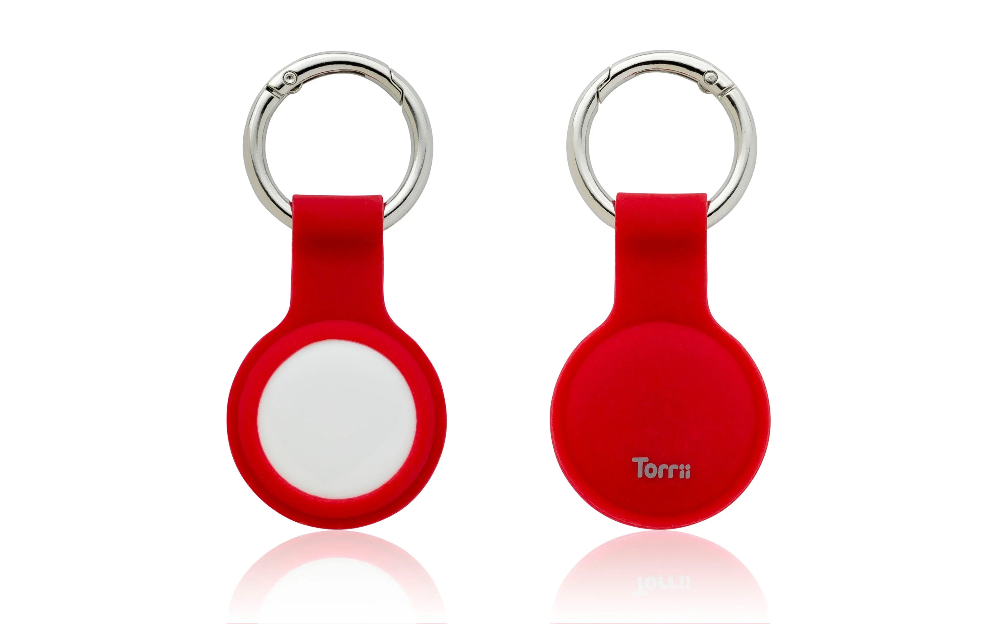 Torrii Bonjelly Silicone Key Ring For Apple Airtag - Red - Tashqila Torrii Bonjelly Silicone Key Ring For Apple Airtag - Red - Tashqila